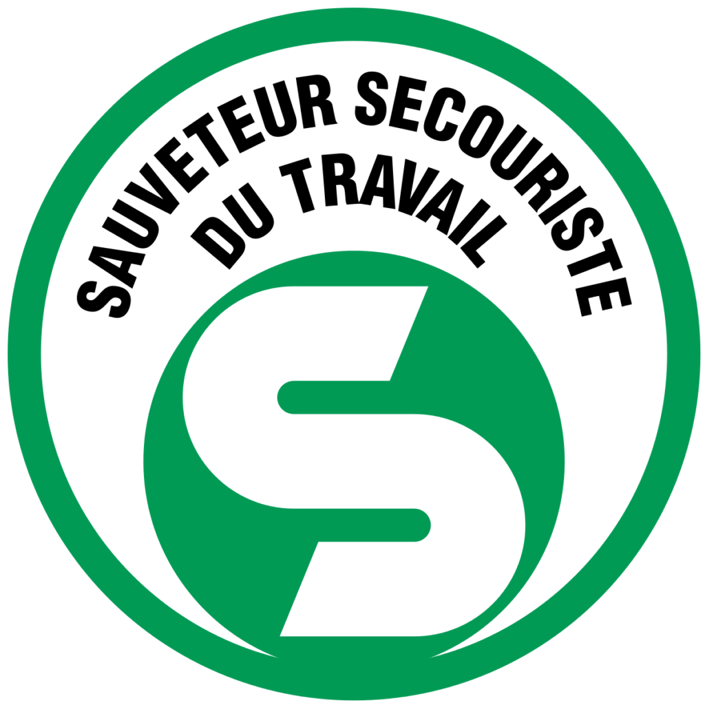 logo de sauveteur secouriste du travail